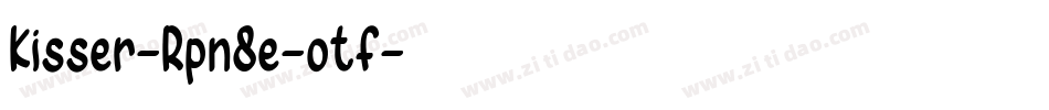 Kisser-Rpn8e-otf字体转换