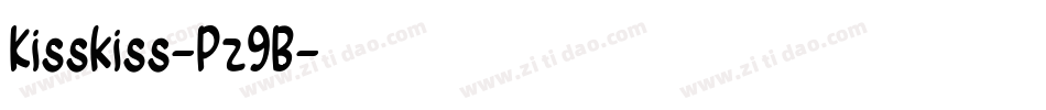 Kisskiss-Pz9B字体转换