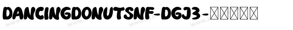 DancingDonutsNf-DGJ3字体转换