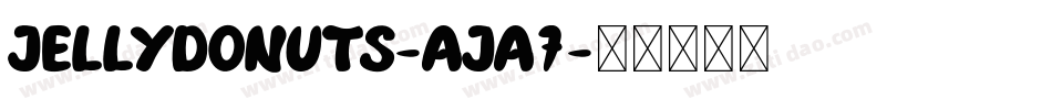 JellyDonuts-Aja7字体转换
