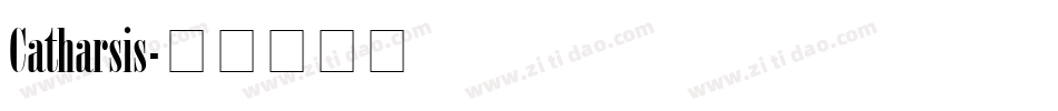 Catharsis字体转换