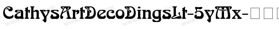 CathysArtDecoDingsLt-5yMx字体转换