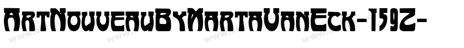 ArtNouveauByMartaVanEck-159Z字体转换