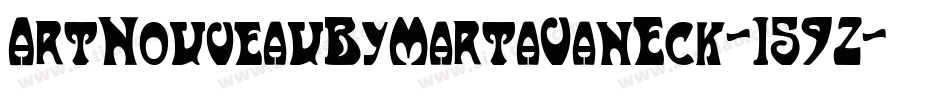 ArtNouveauByMartaVanEck-159Z字体转换