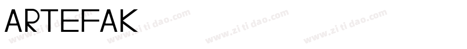 Artefak字体转换