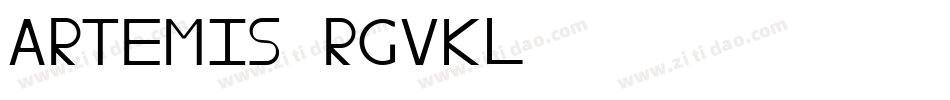 Artemis-rgvKL字体转换