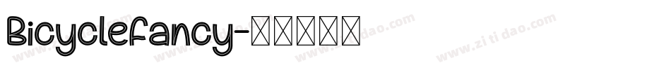 BicycleFancy字体转换