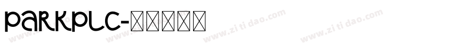 PARKPLC字体转换