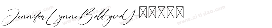 JenniferLynneBold-gvoY字体转换