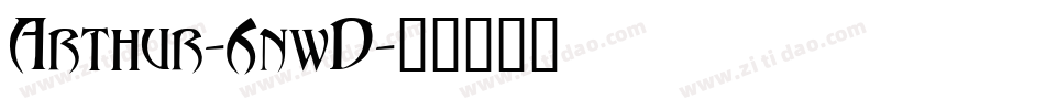 Arthur-6nwD字体转换