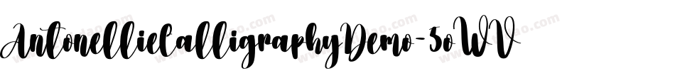 AntonellieCalligraphyDemo-5oWV字体转换