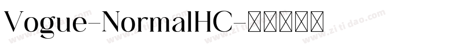 Vogue-NormalHC字体转换