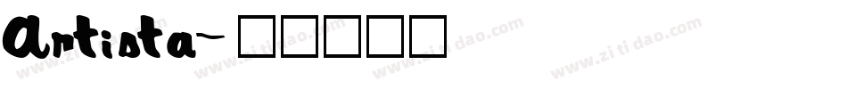 Artista字体转换