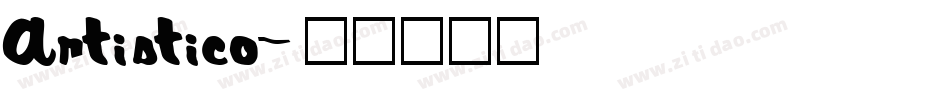 Artistico字体转换
