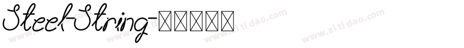 Steel-String字体转换