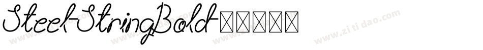 Steel-StringBold字体转换