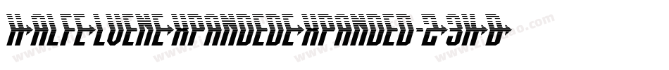 HalfElvenExpandedExpanded-Z3KB字体转换