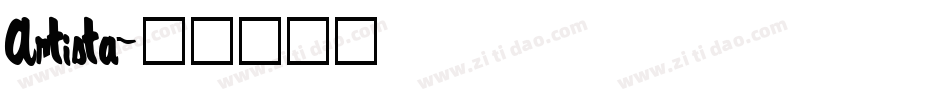 Artista字体转换