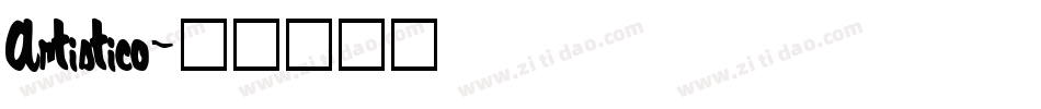 Artistico字体转换