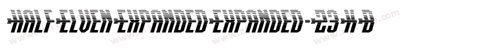 HalfElvenExpandedExpanded-Z3KB字体转换