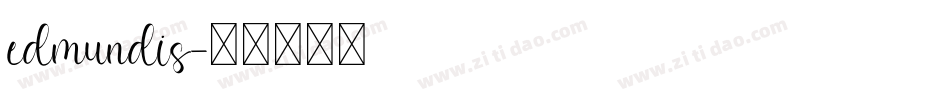 edmundis字体转换