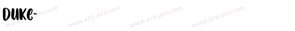 Duke字体转换