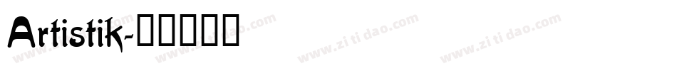 Artistik字体转换