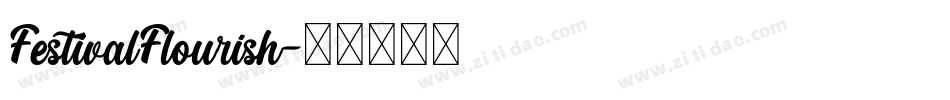 FestivalFlourish字体转换