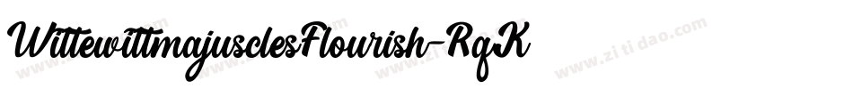 WittewittmajusclesFlourish-RqKE字体转换