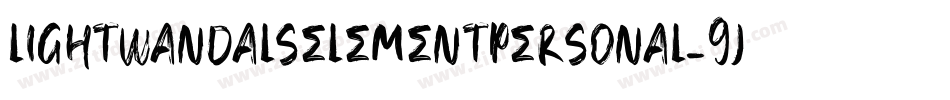 LightWandalsElementPersonal-9JKy字体转换