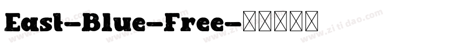 East-Blue-Free字体转换