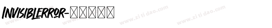 Invisiblerror字体转换