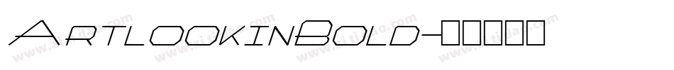 ArtlookinBold字体转换