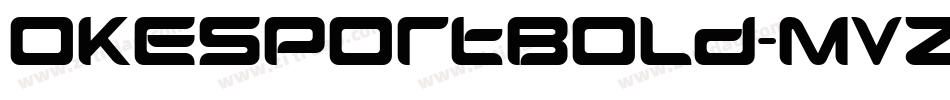 OkEsportBold-MVZav字体转换
