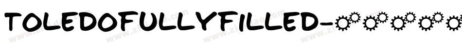 ToledoFullyFilled字体转换