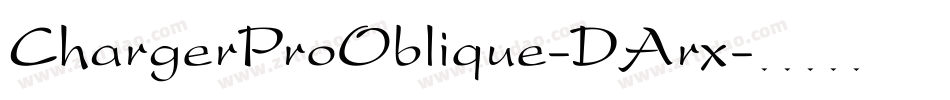 ChargerProOblique-DArx字体转换