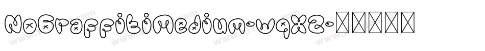 NoGraffitiMedium-wqXZ字体转换