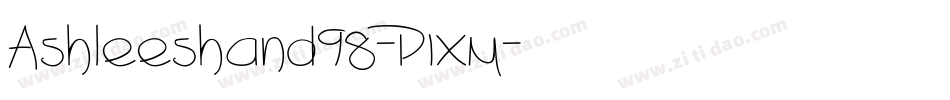 Ashleeshand98-P1xm字体转换