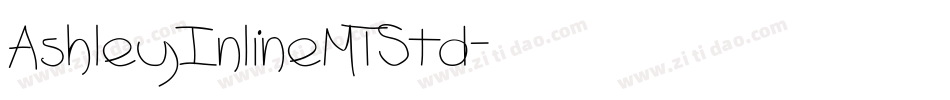 AshleyInlineMTStd字体转换