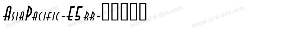 AsiaPacific-E5rr字体转换