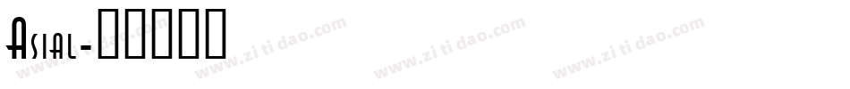 Asial字体转换