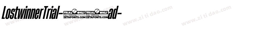 LostwinnerTrial-26ad字体转换