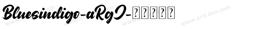 Bluesindigo-aRgJ字体转换