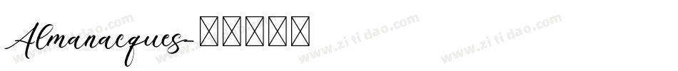Almanacques字体转换