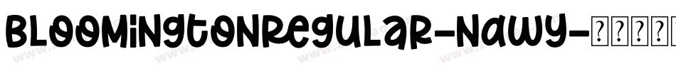 BloomingtonRegular-nAWY字体转换