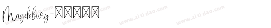 Magdeburg字体转换
