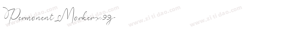 PermanentMarker-x99j字体转换
