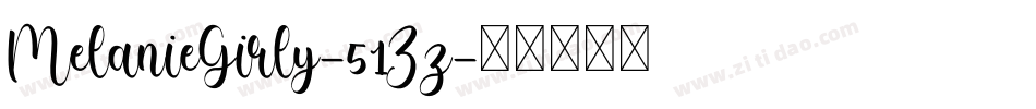 MelanieGirly-51Zz字体转换