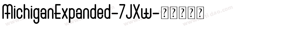 MichiganExpanded-7JXw字体转换