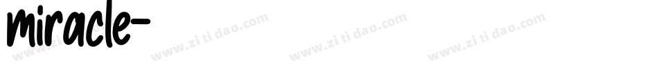 miracle字体转换